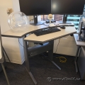 Teknion Sit Stand Corner Desk